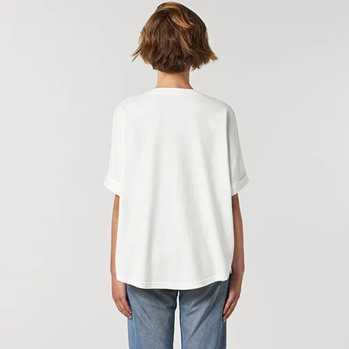 Vegan Women's Collider Oversized Boxy T-Shirt | Multiple Colours