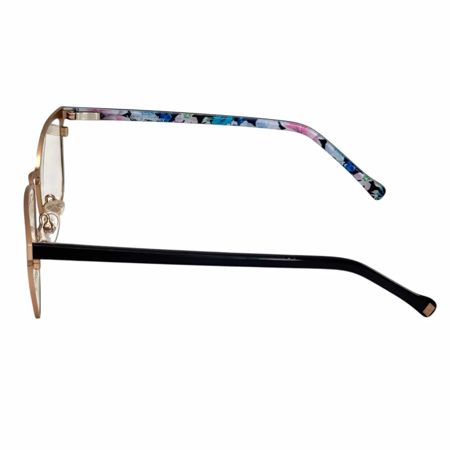 VERA BRADLEY Jaycee Garden Grove Eyeglasses - Black & Rose Gold