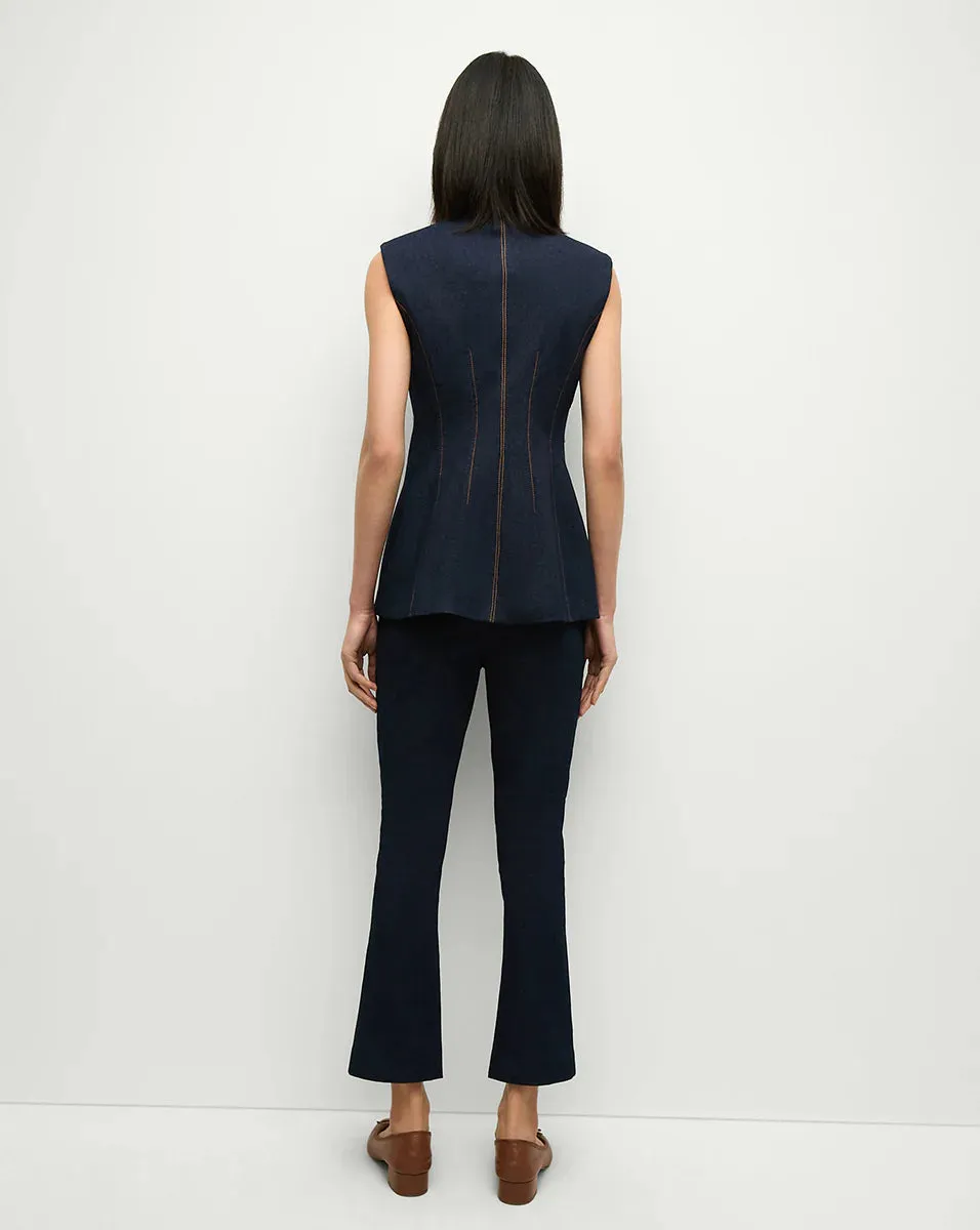 VERONICA BEARD Jessup Tailored Denim Vest