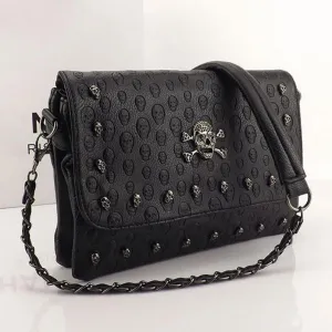 Vintage Fashionable Skull Women's Rivet Bag