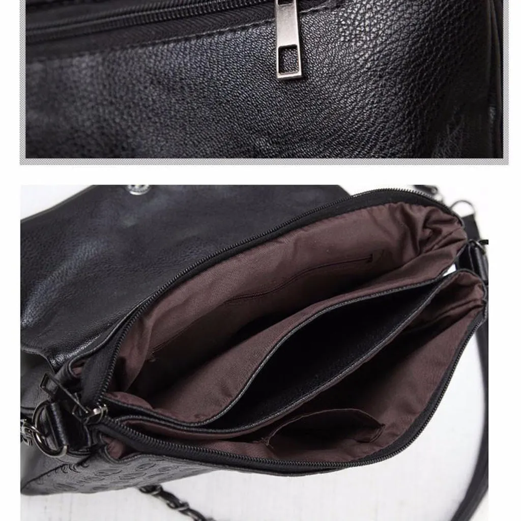 Vintage Fashionable Skull Women's Rivet Bag