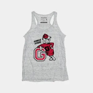 Vintage Georgia Bulldogs Hunker Down Women's Tank