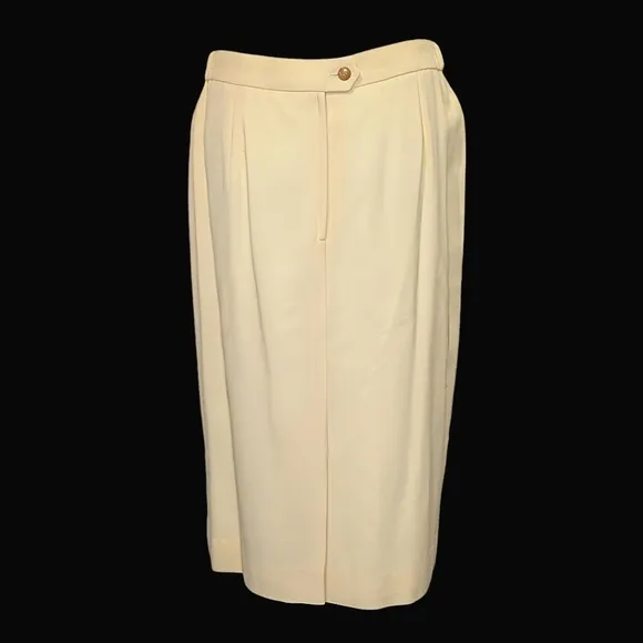 VINTAGE LILLI ANN 100% WOOL SOPHISTICATED FEMININE SILHOUETTE 70's SKIRT…