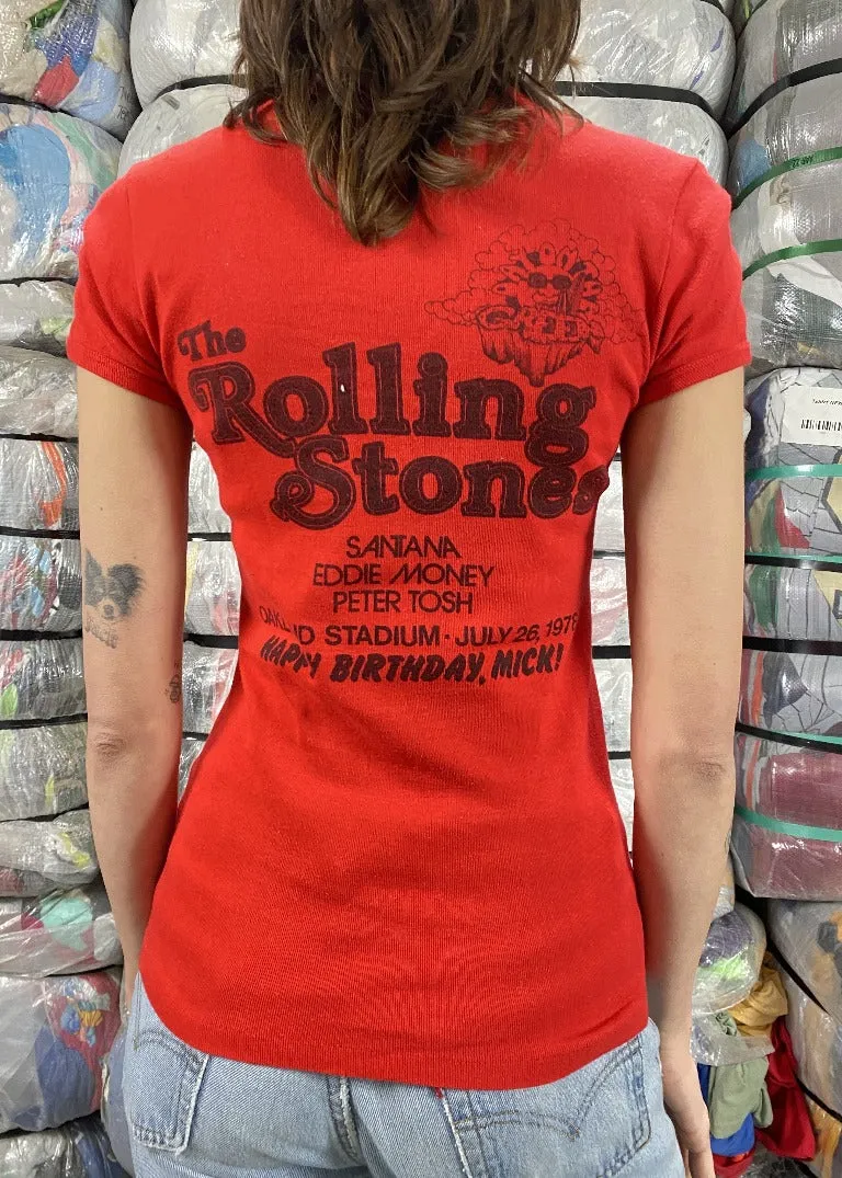 Vintage The Rolling Stones 1978 Concert Tee