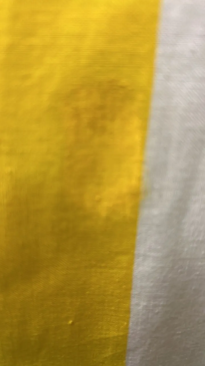 Vintage Vuokko Awning Stripe Gown, Iconic Style, Finnish Designer 1970s Yellow White