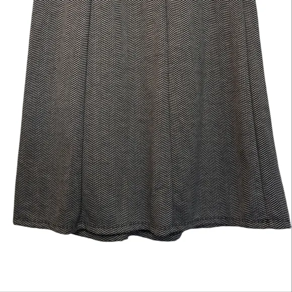 W118 by Walter Baker Women's Chevron Print Preppy A-line Pull-On Skirt Size M