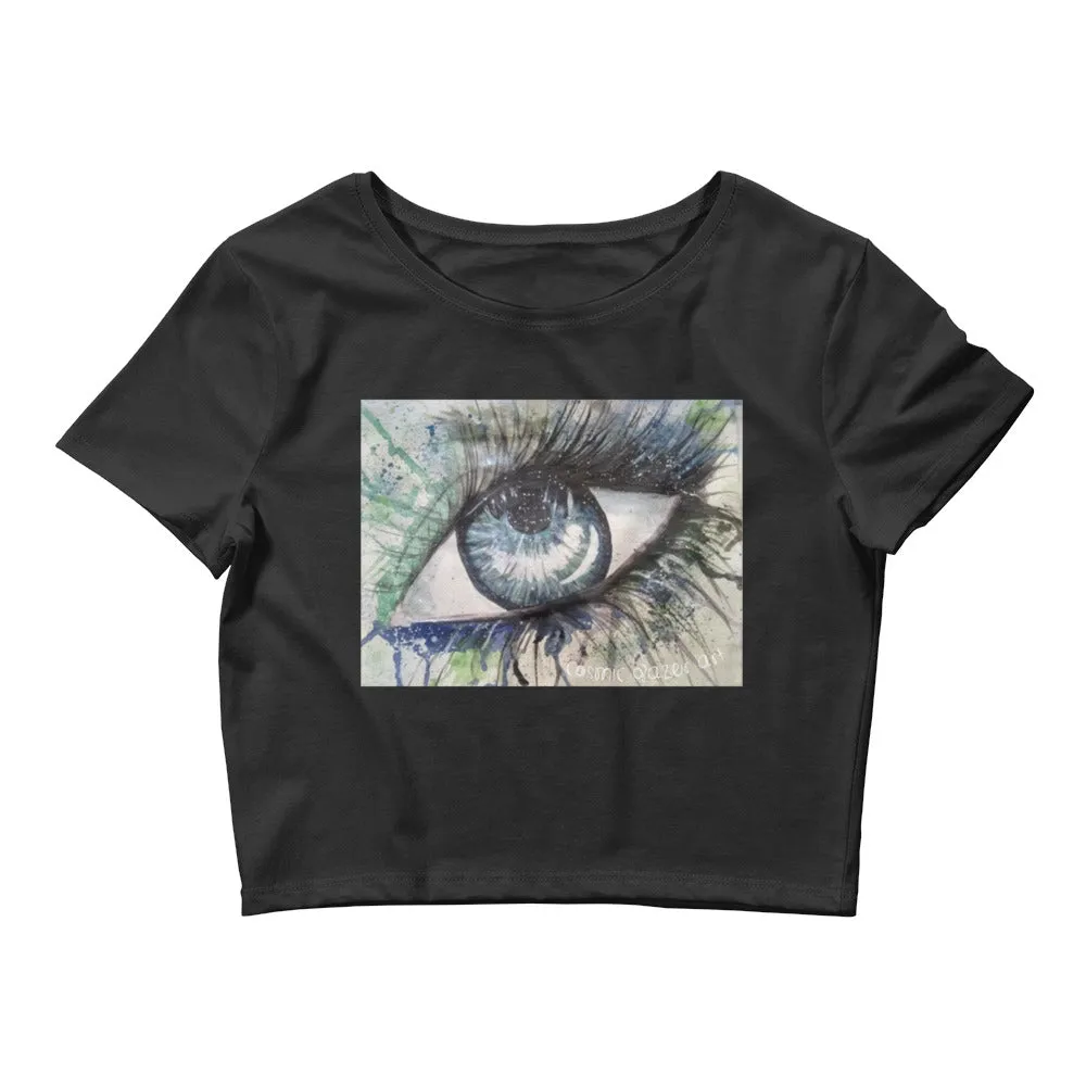 Watercolor Eye II Women's Crop Top