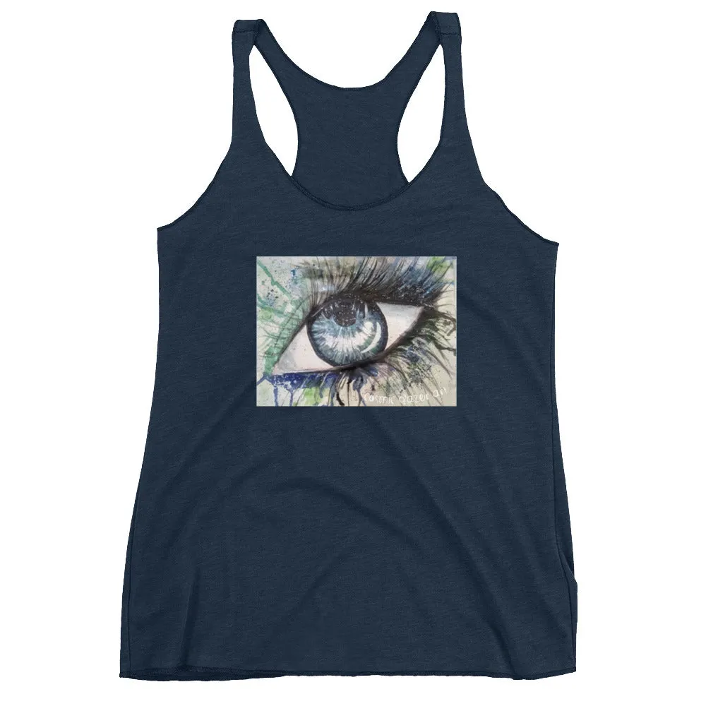 Watercolor Eye II Women's Racerback Tank