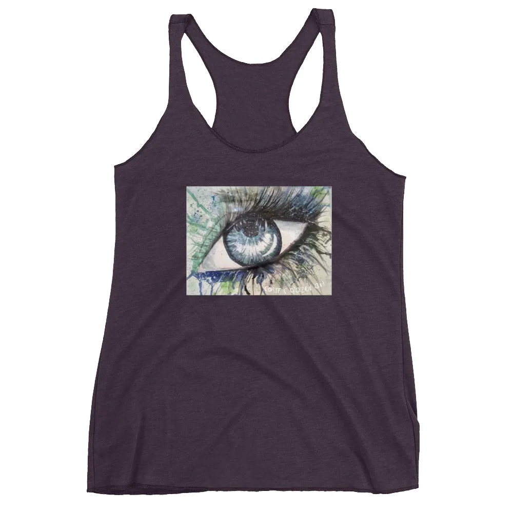 Watercolor Eye II Women's Racerback Tank