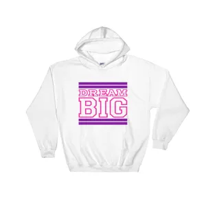 White Purple and Pink Hooded Sweatshirt