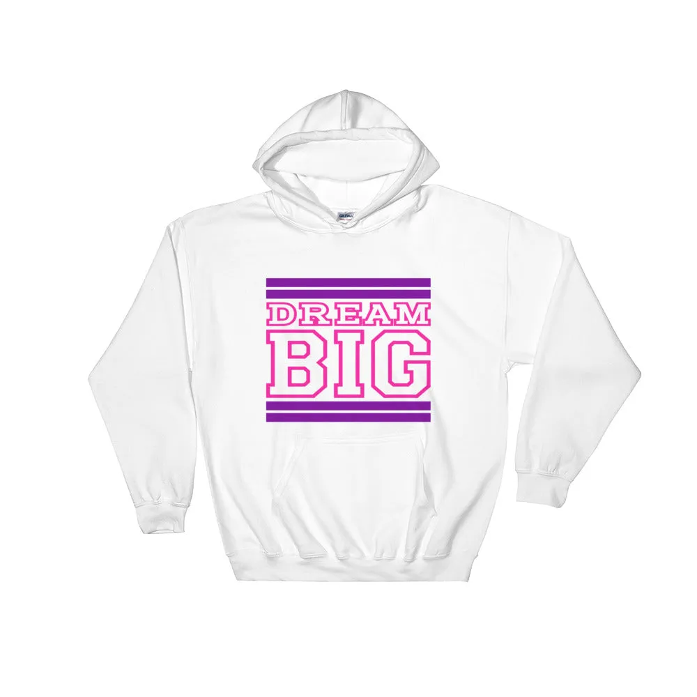 White Purple and Pink Hooded Sweatshirt