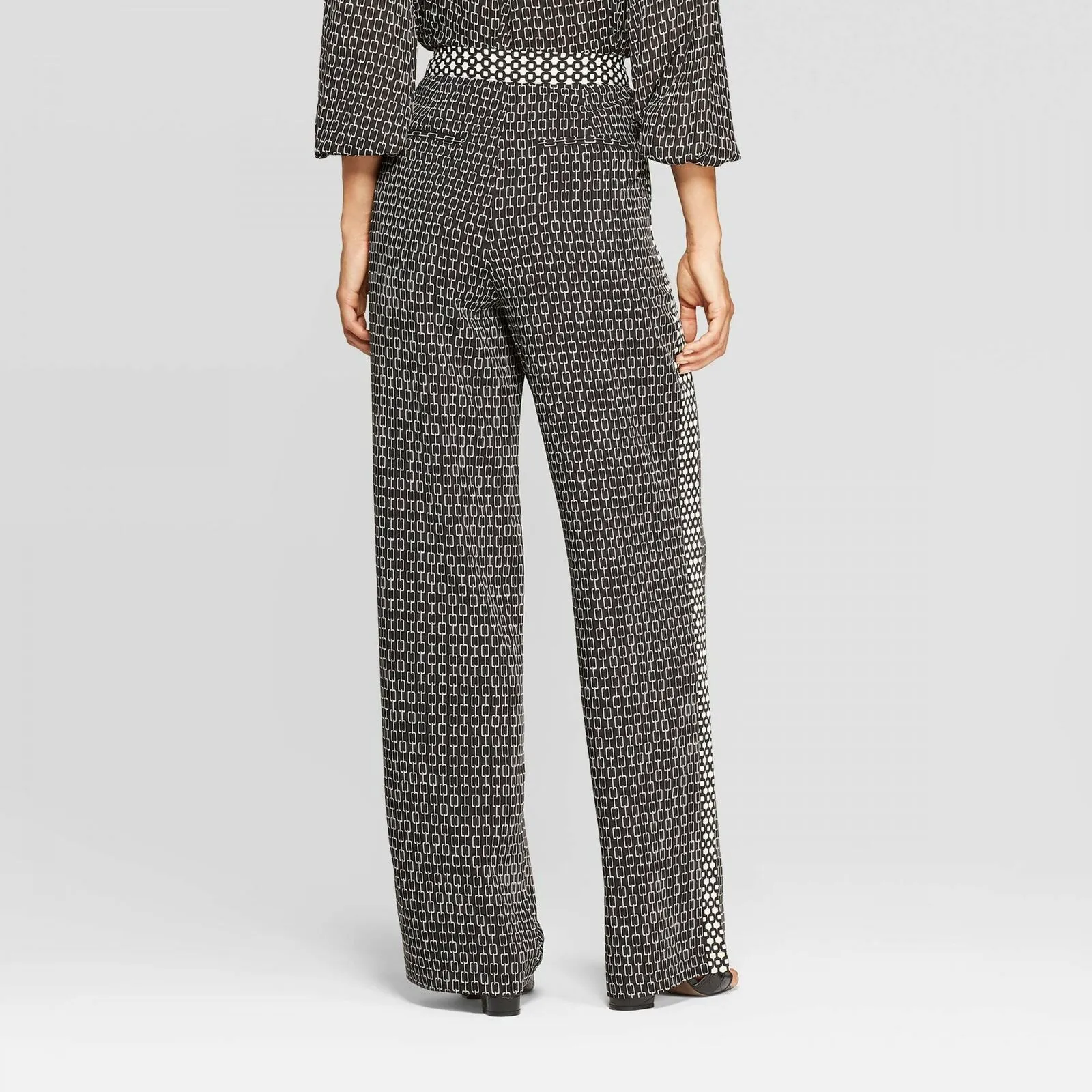 Who What Wear Women's Mid Rise Wide Leg Trouser Pants