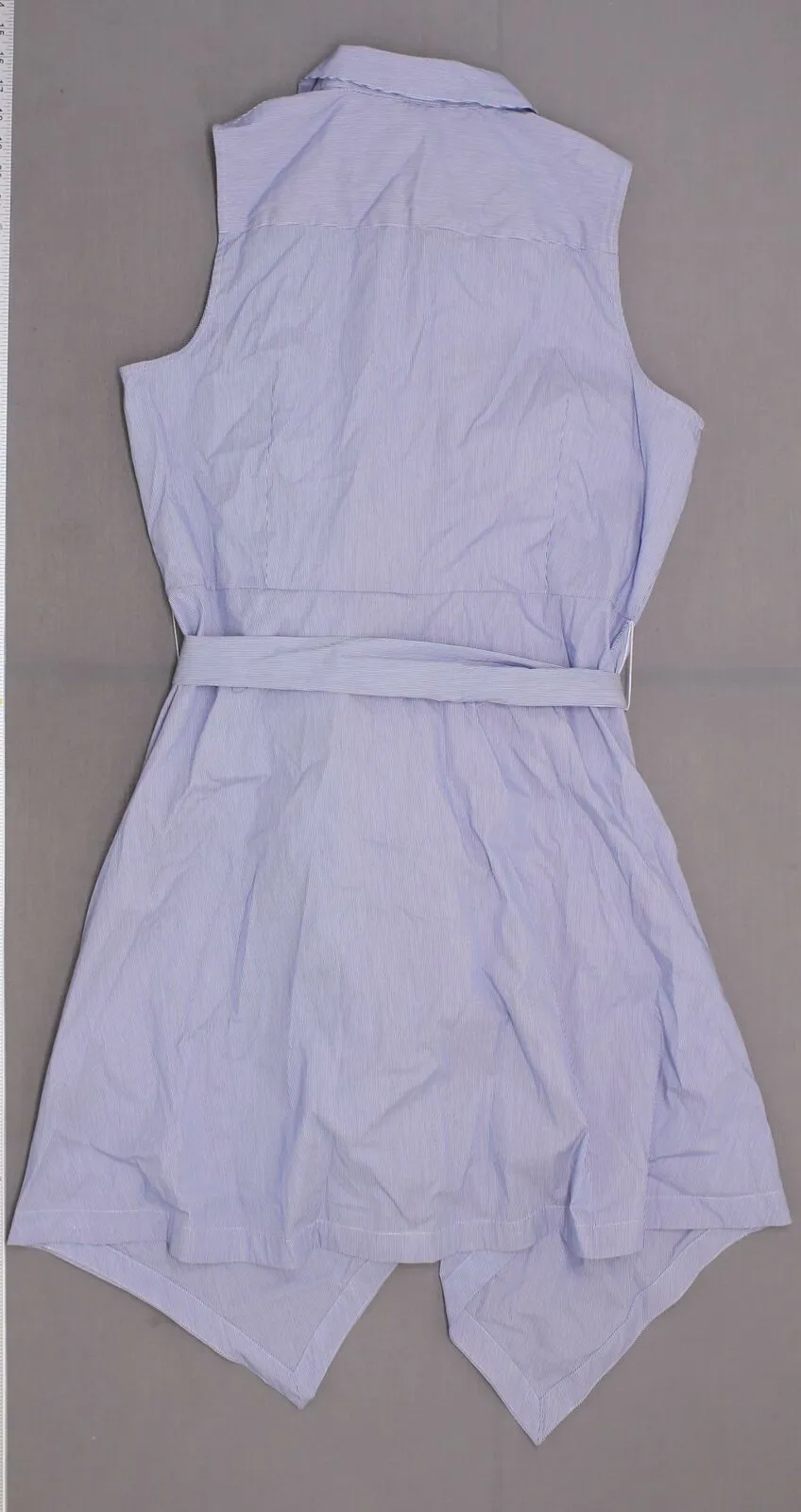 Who What Wear Women's Sleeveless Asymmetrical Hem Shirt Dress