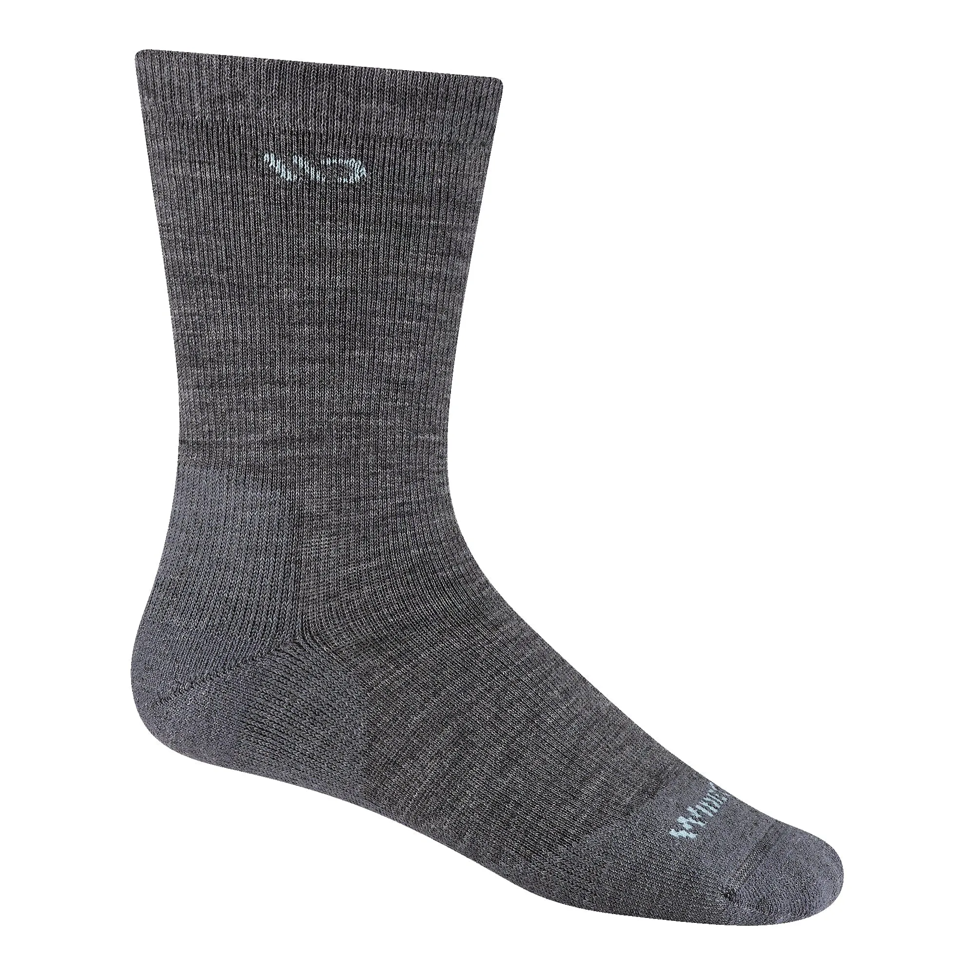 Wide Open Womens Solid Basic Cushioned Crew Socks