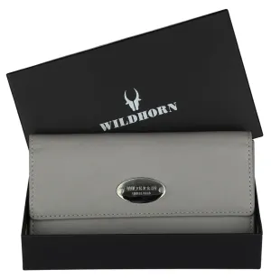 WILDHORN® Genuine Leather Wallet for Women | Purse for Women/Girls