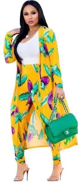 Women's 2 Piece Dashiki Pant Suit