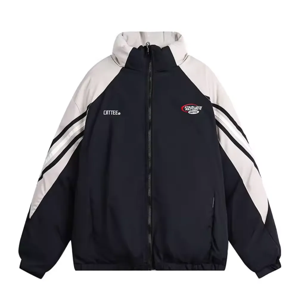 Women's American Contrast Color Reversible Coat