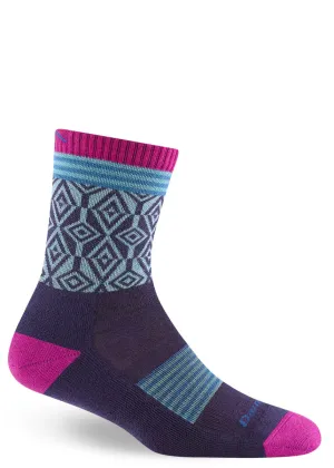 Women's Blackberry Sobo Light Cushion Wool Hiking Socks