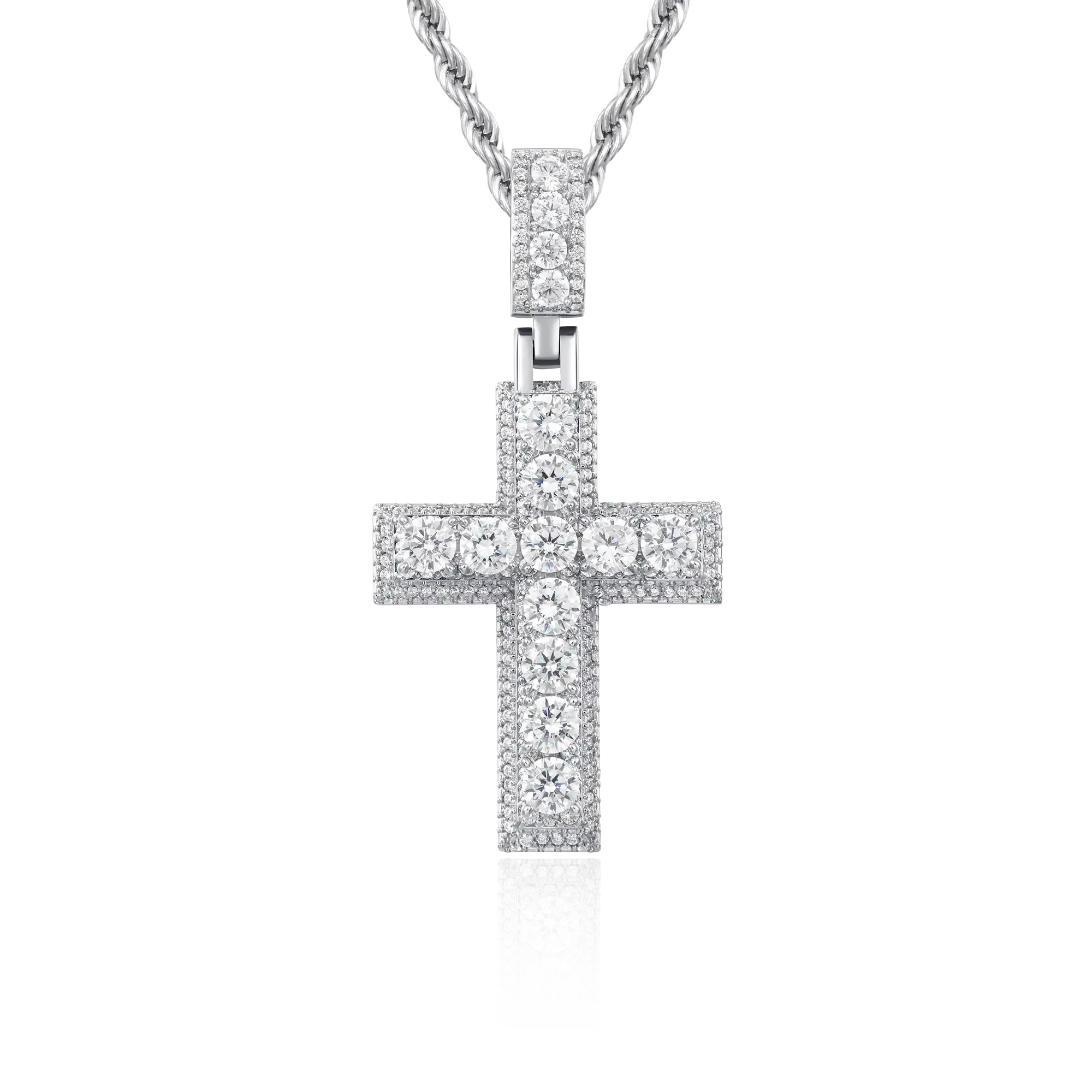 Women's Brilliance Layered Cross Pendant