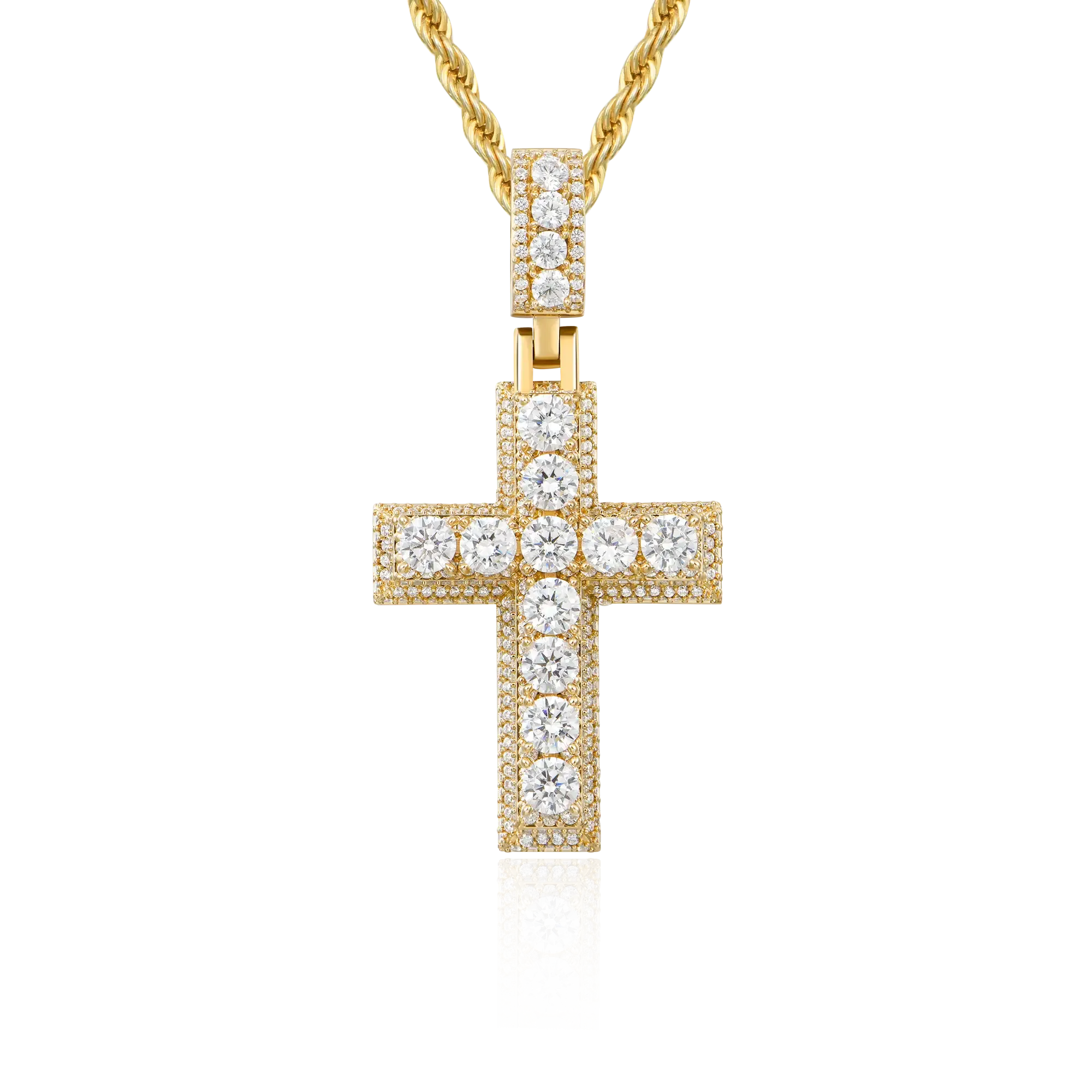 Women's Brilliance Layered Cross Pendant