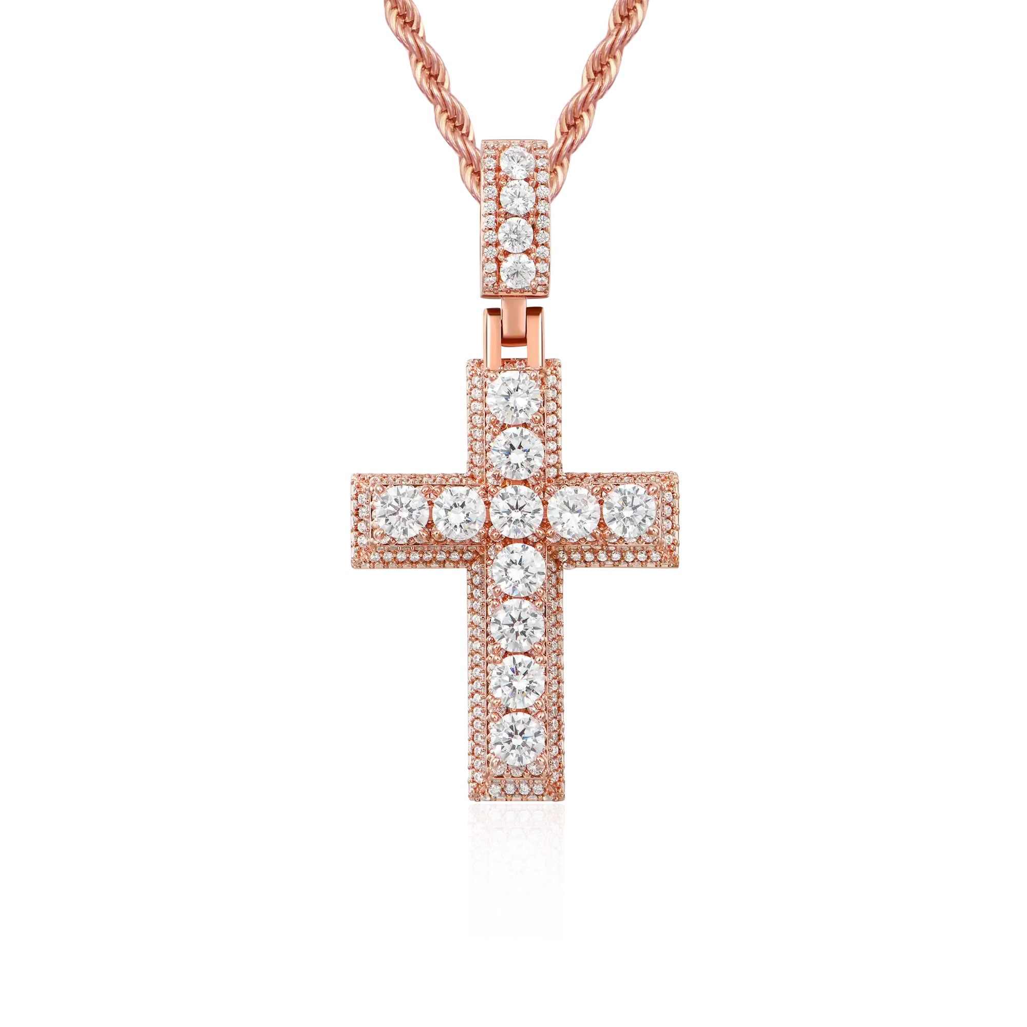 Women's Brilliance Layered Cross Pendant