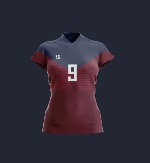Women's Cap Sleeve Jersey: Olympic