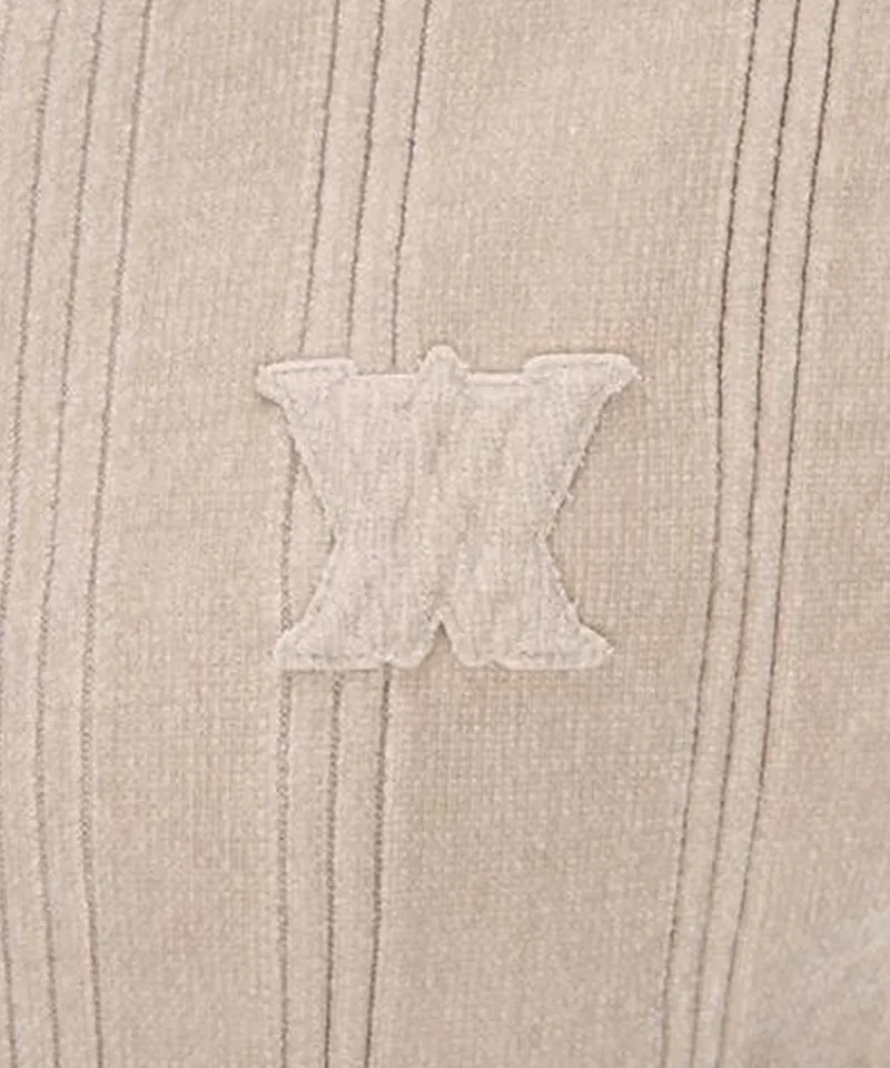 Women's Chenille Knit Hood Vest - Light Beige