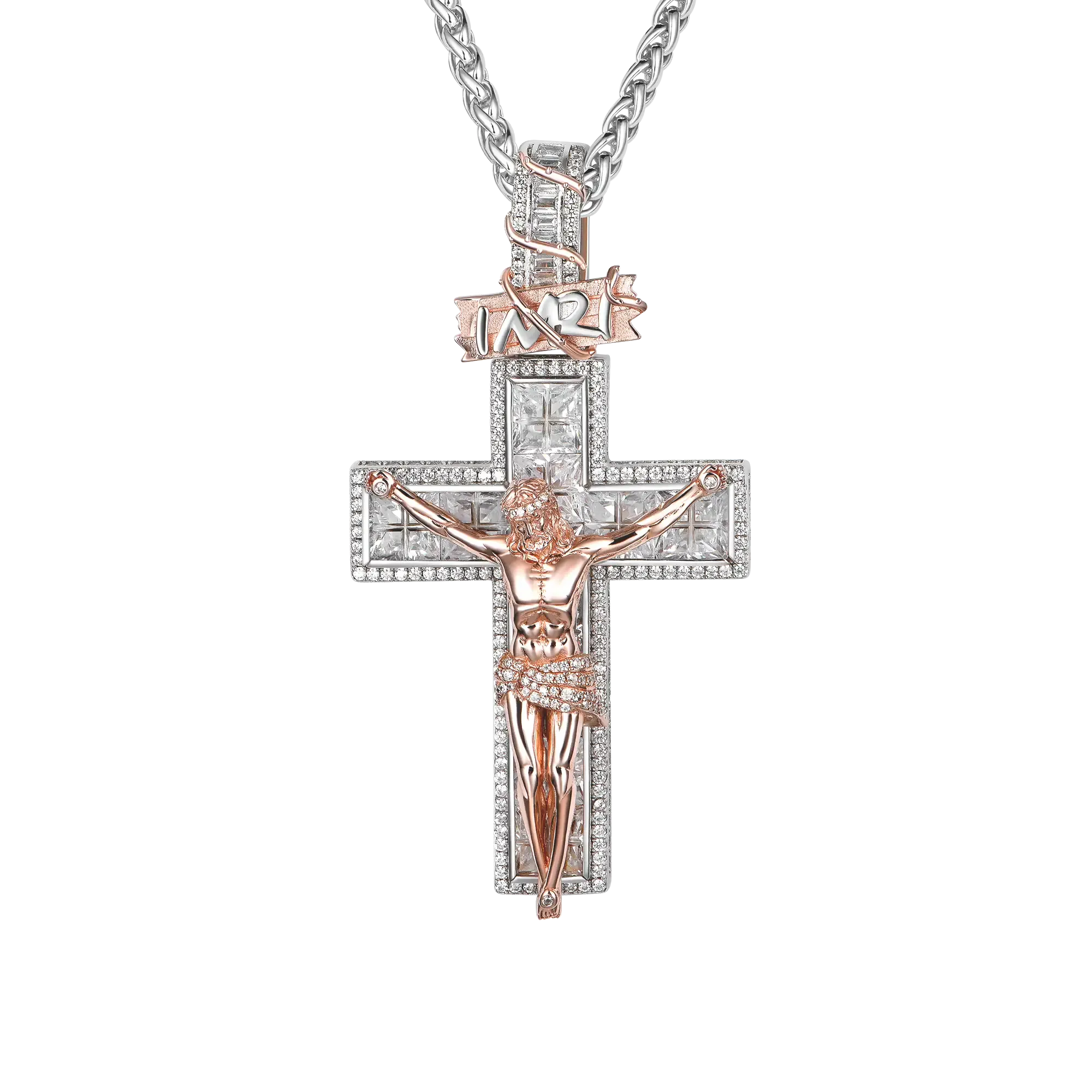 Women's Crucifixion of Jesus Pendant - Large