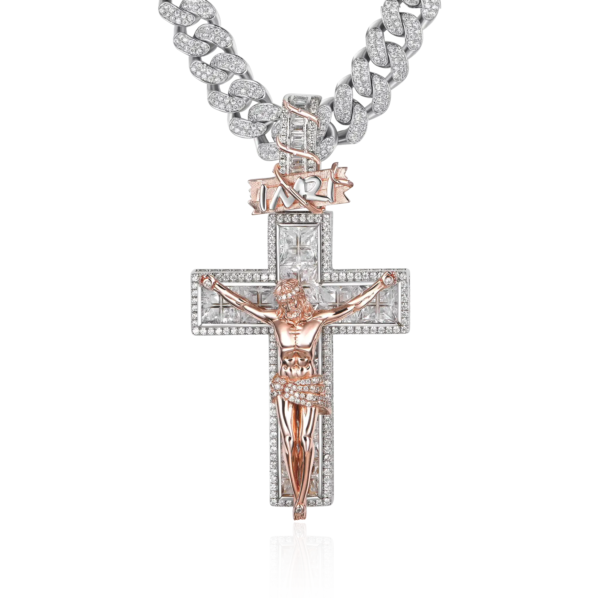 Women's Crucifixion of Jesus Pendant - Large