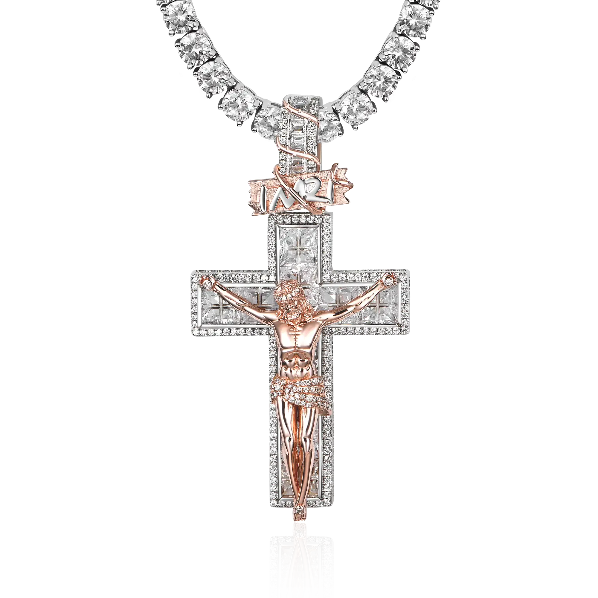 Women's Crucifixion of Jesus Pendant - Large