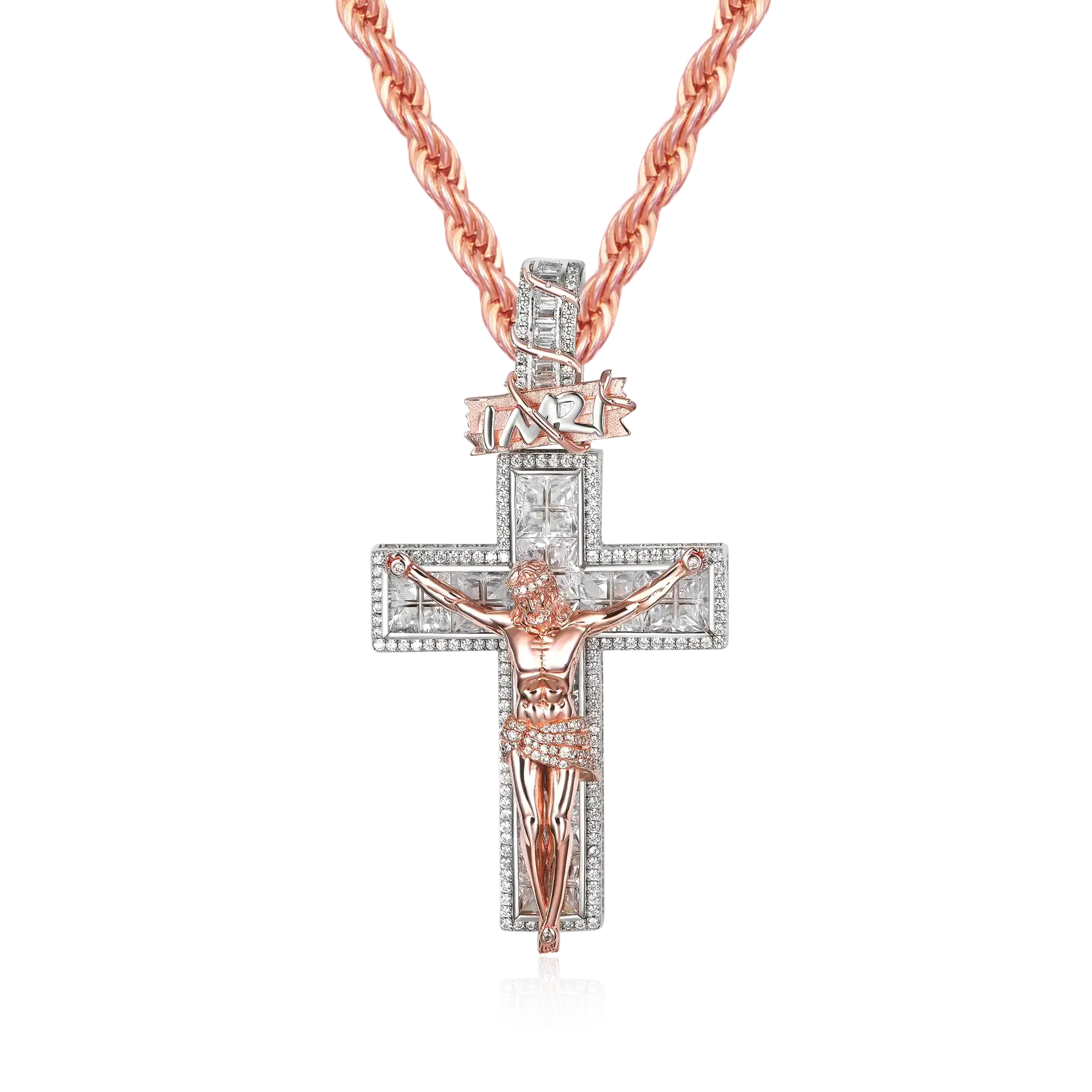Women's Crucifixion of Jesus Pendant - Large