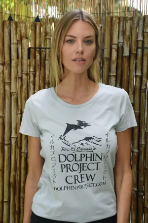 Women's Dolphin Project Crew Platinum Tee