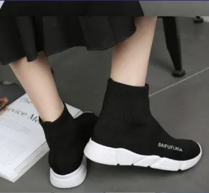 Women's Elastic Socks Sneakers Thick Sneakers Shoes Spring