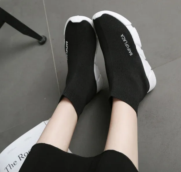 Women's Elastic Socks Sneakers Thick Sneakers Shoes Spring