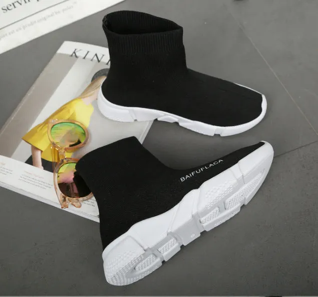 Women's Elastic Socks Sneakers Thick Sneakers Shoes Spring