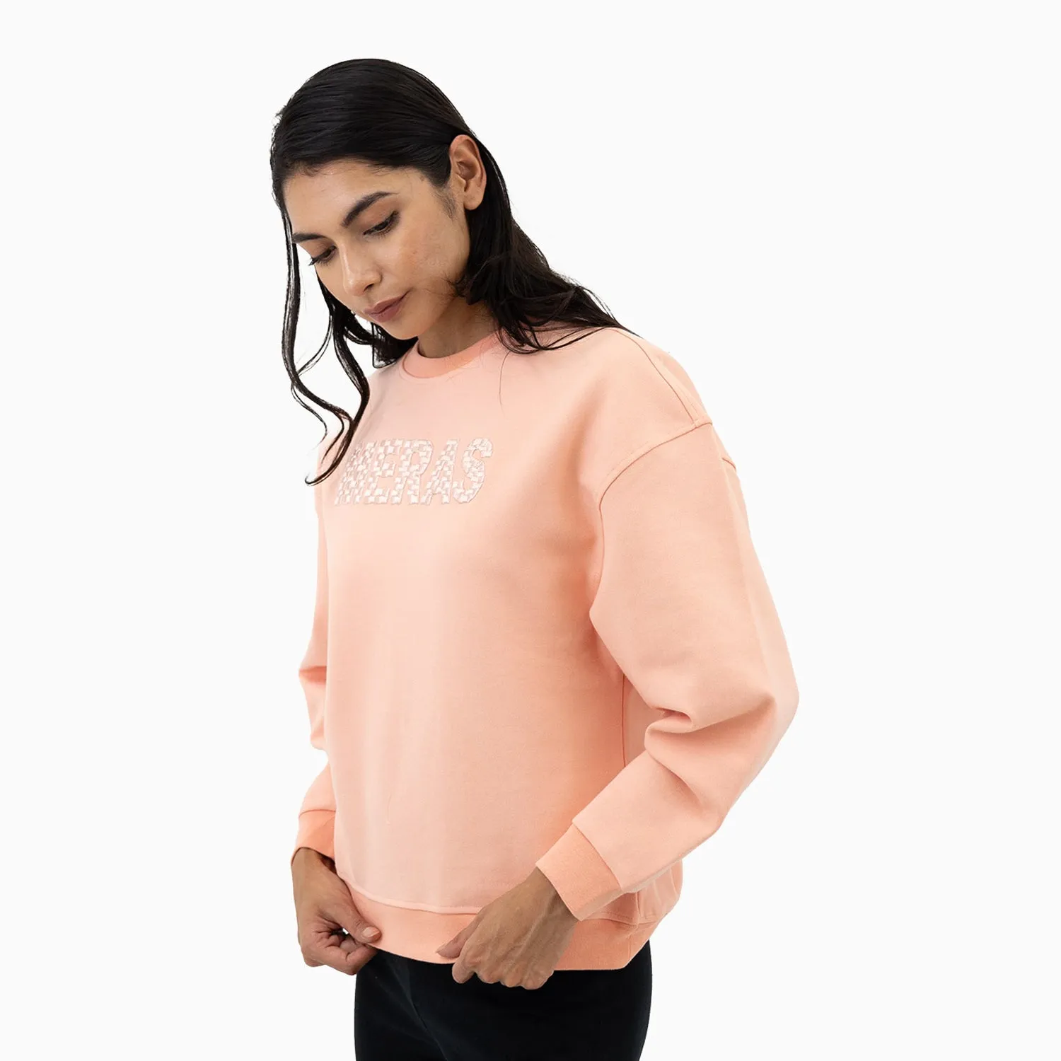 Women's Embroidery Crew Neck Sweatshirt