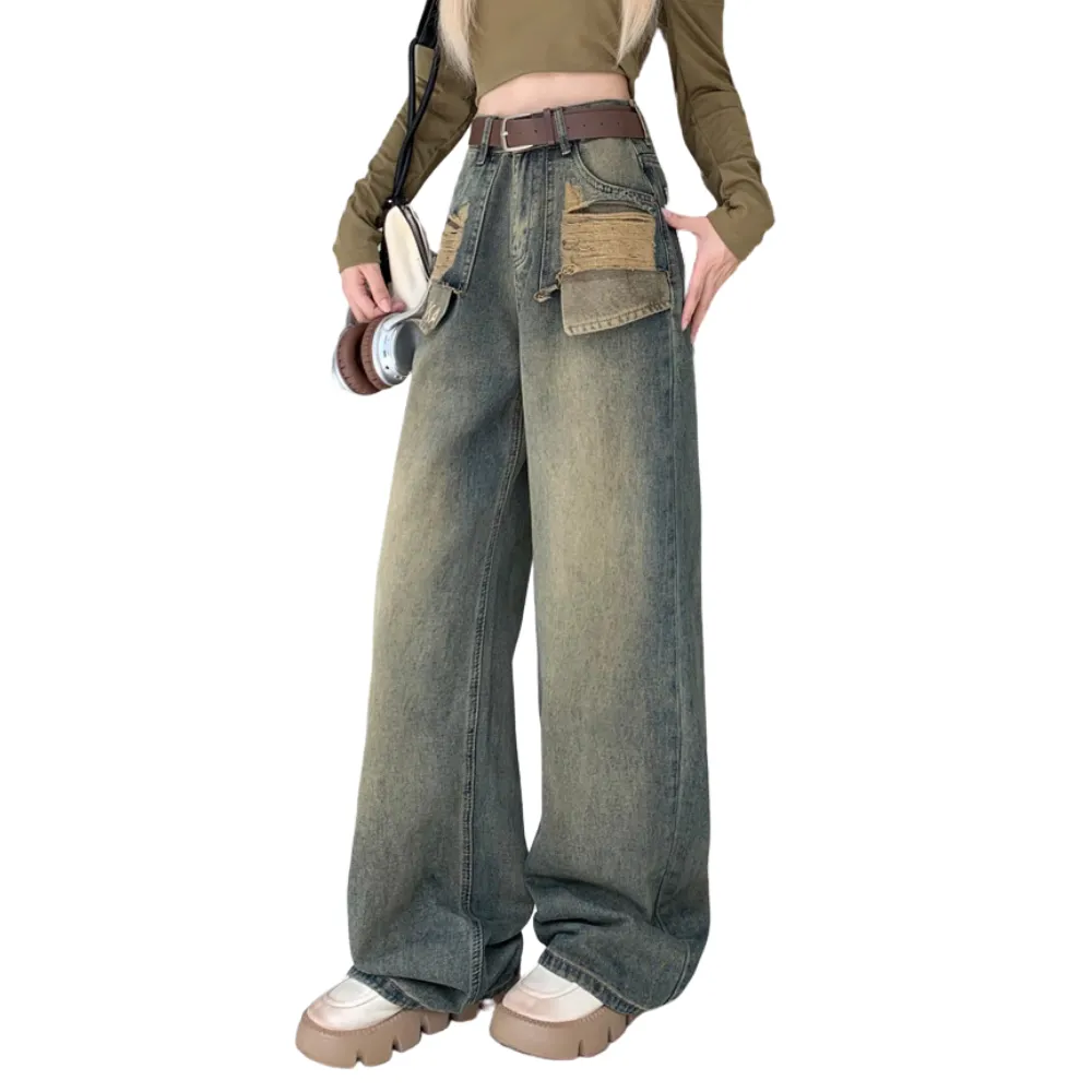 Women's Fashionable Irregular Jeans