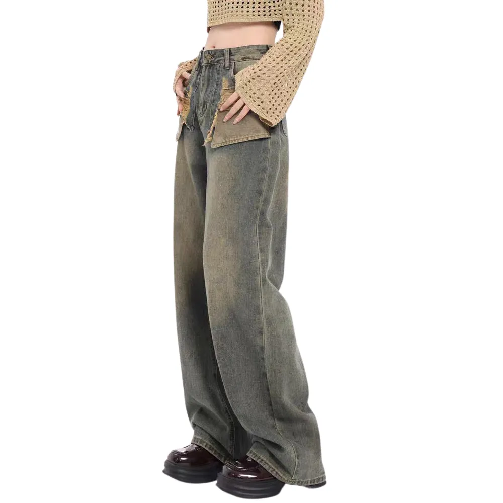 Women's Fashionable Irregular Jeans