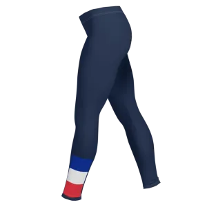 Women's France Small Flag Leggings