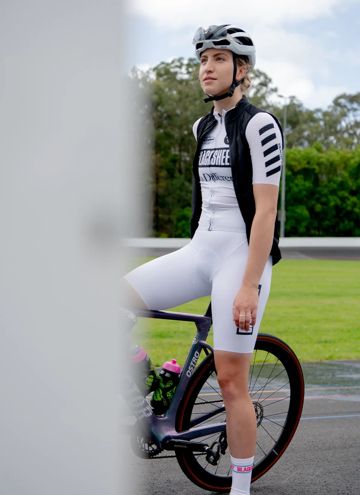 Women's Glide Bib and Brace - White