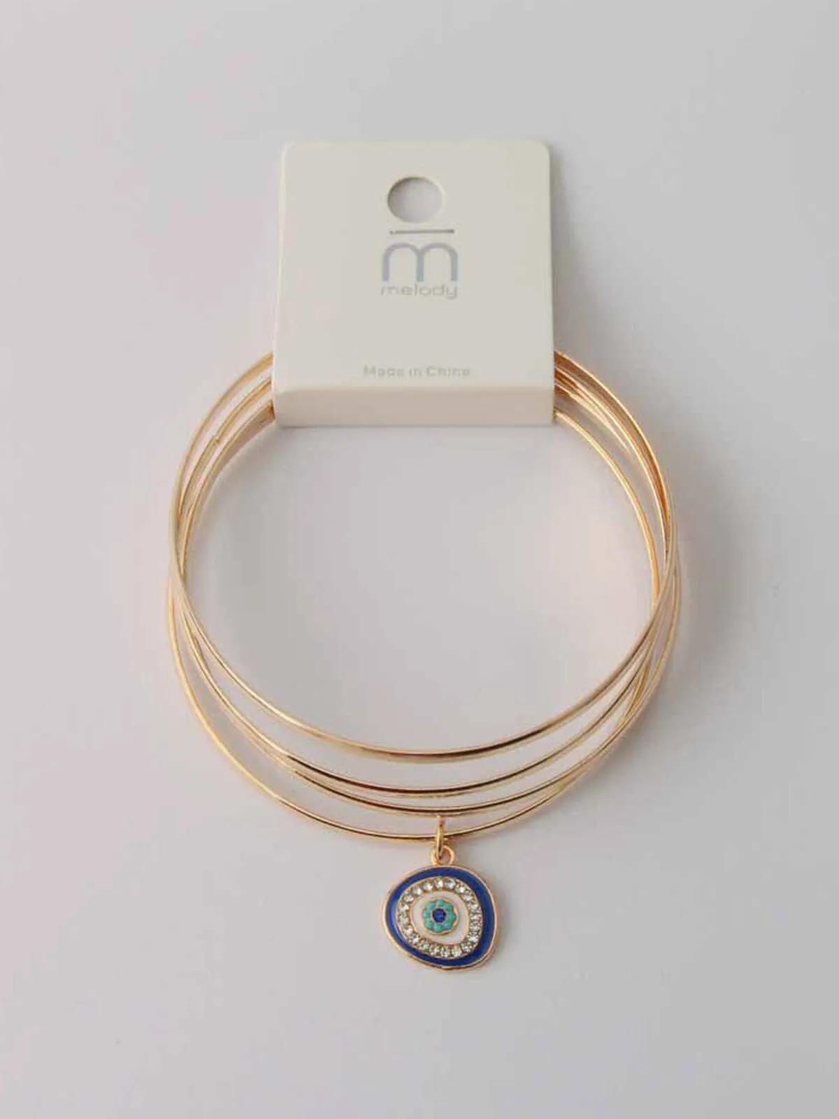 WOMEN'S GOLD EVIL EYE BRACELET
