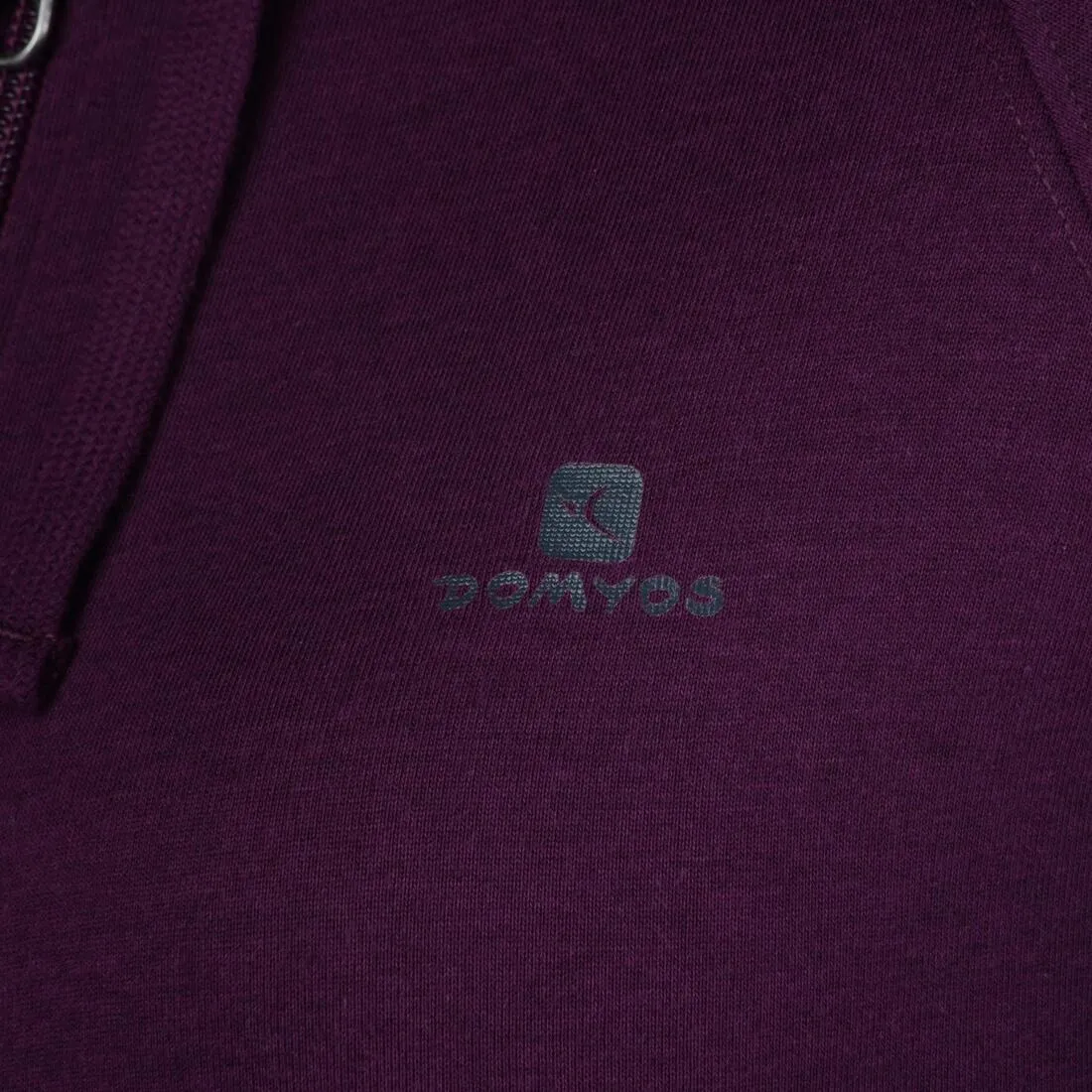 Women's Gym & Pilates Zip-Up Hooded Jacket - Burgundy