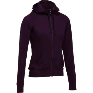 Women's Gym & Pilates Zip-Up Hooded Jacket - Burgundy