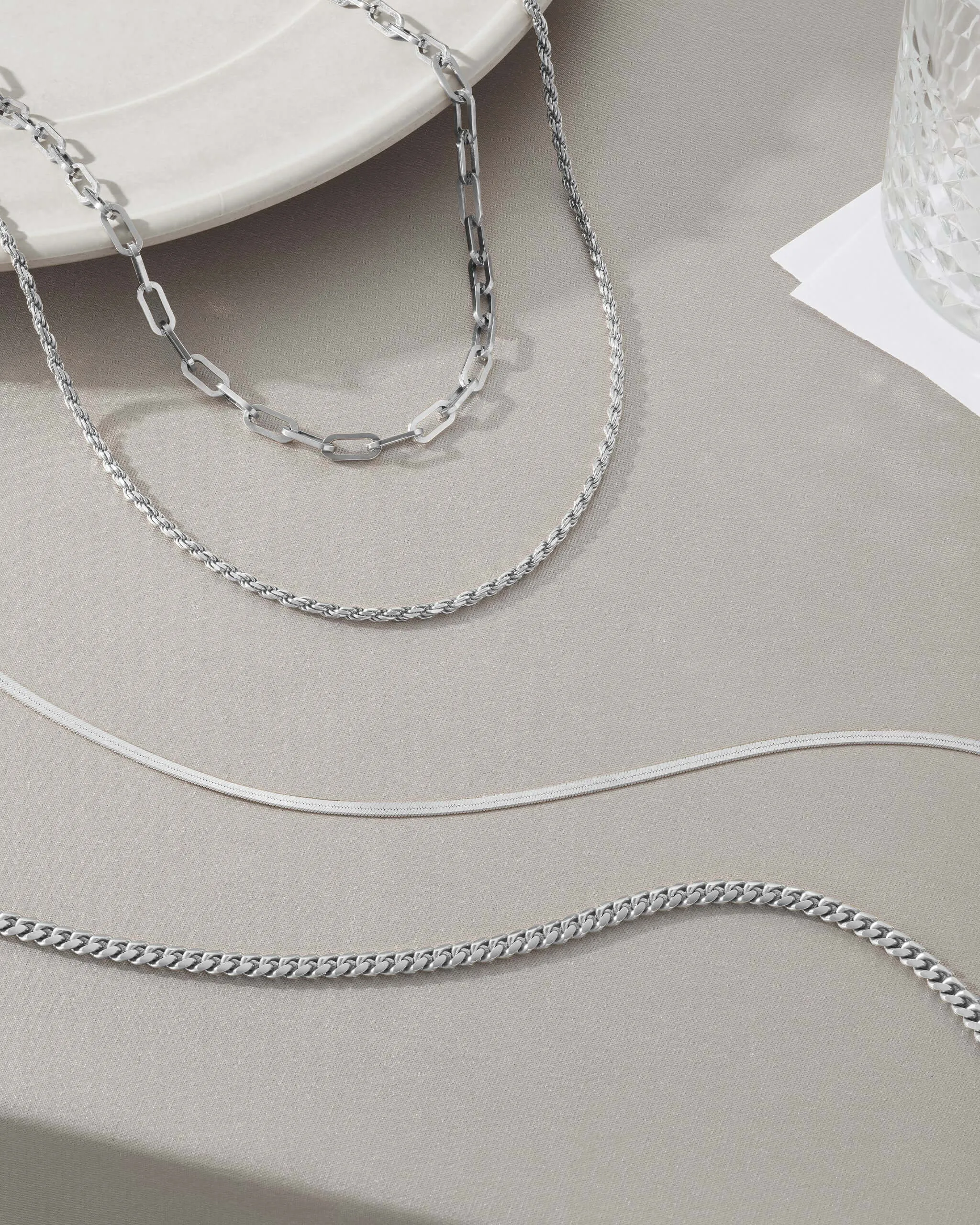 Women's Herringbone Chain - 3mm