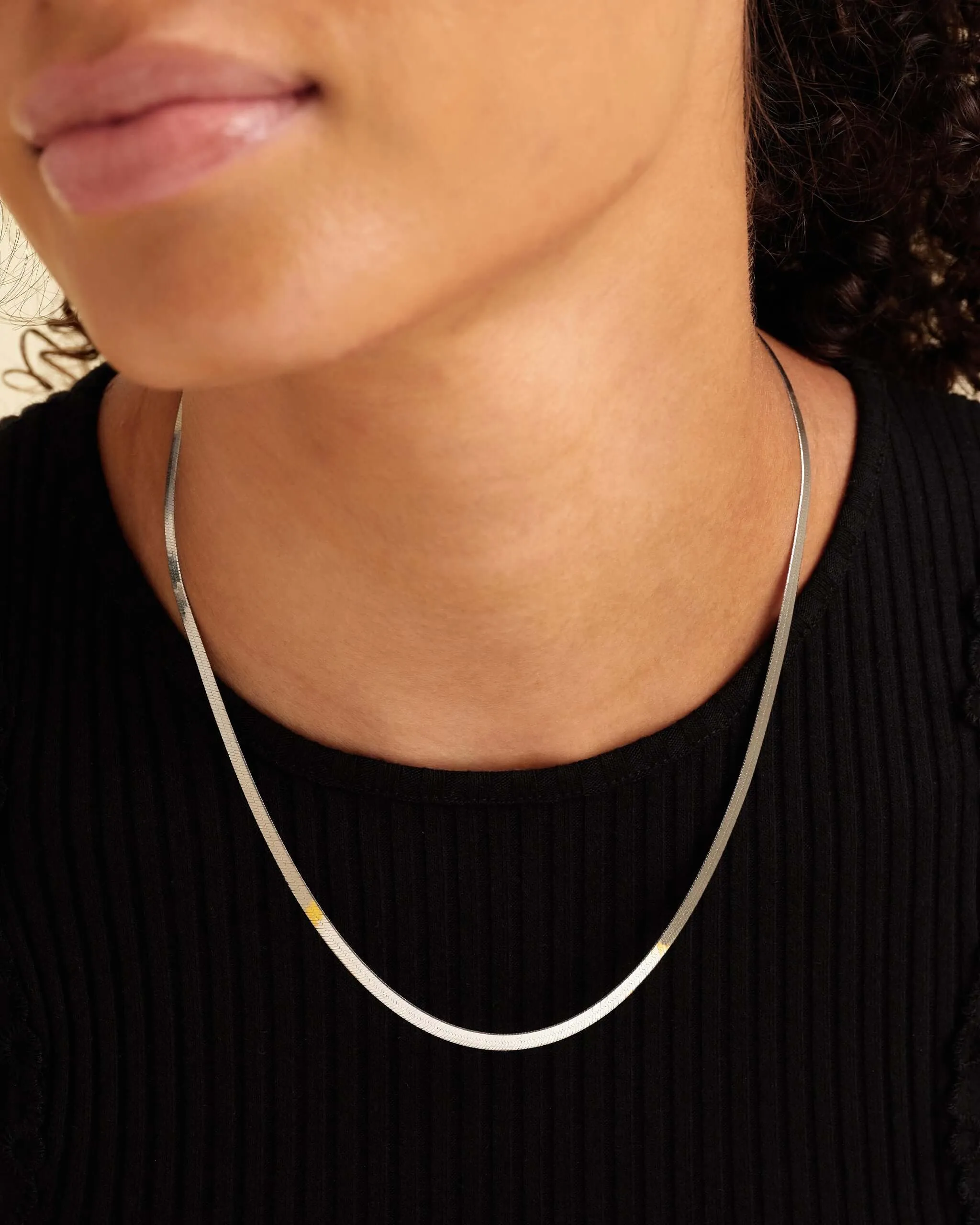 Women's Herringbone Chain - 3mm