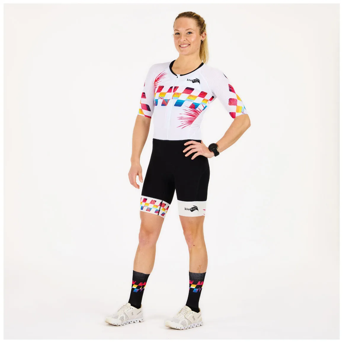 WOMEN'S HIRANGA AERO TRISUIT - FINISHER WHITE