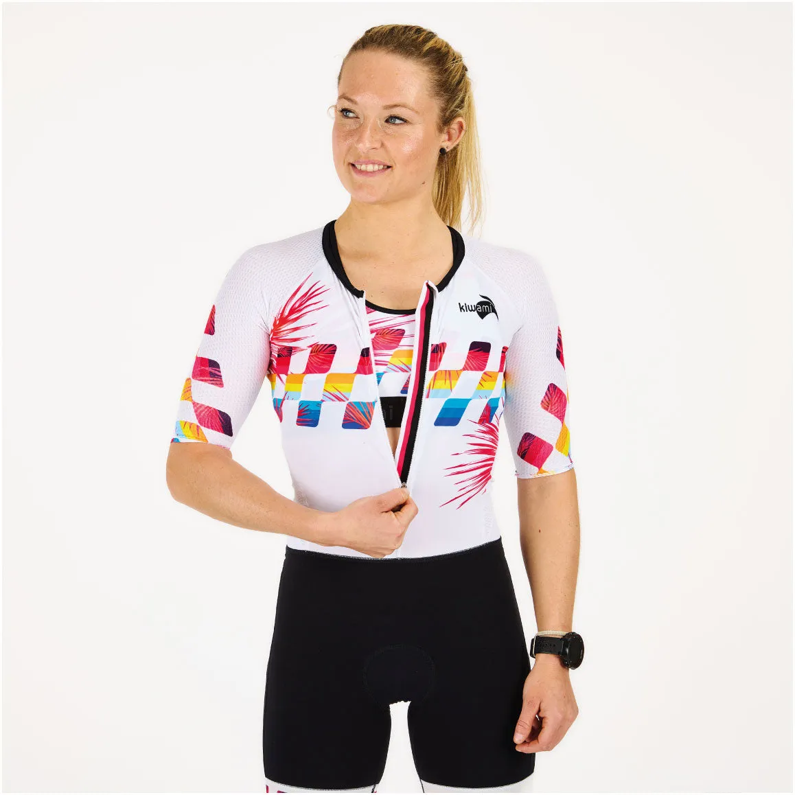 WOMEN'S HIRANGA AERO TRISUIT - FINISHER WHITE