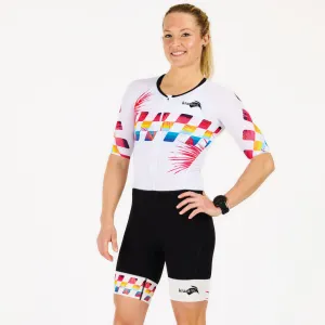 WOMEN'S HIRANGA AERO TRISUIT - FINISHER WHITE