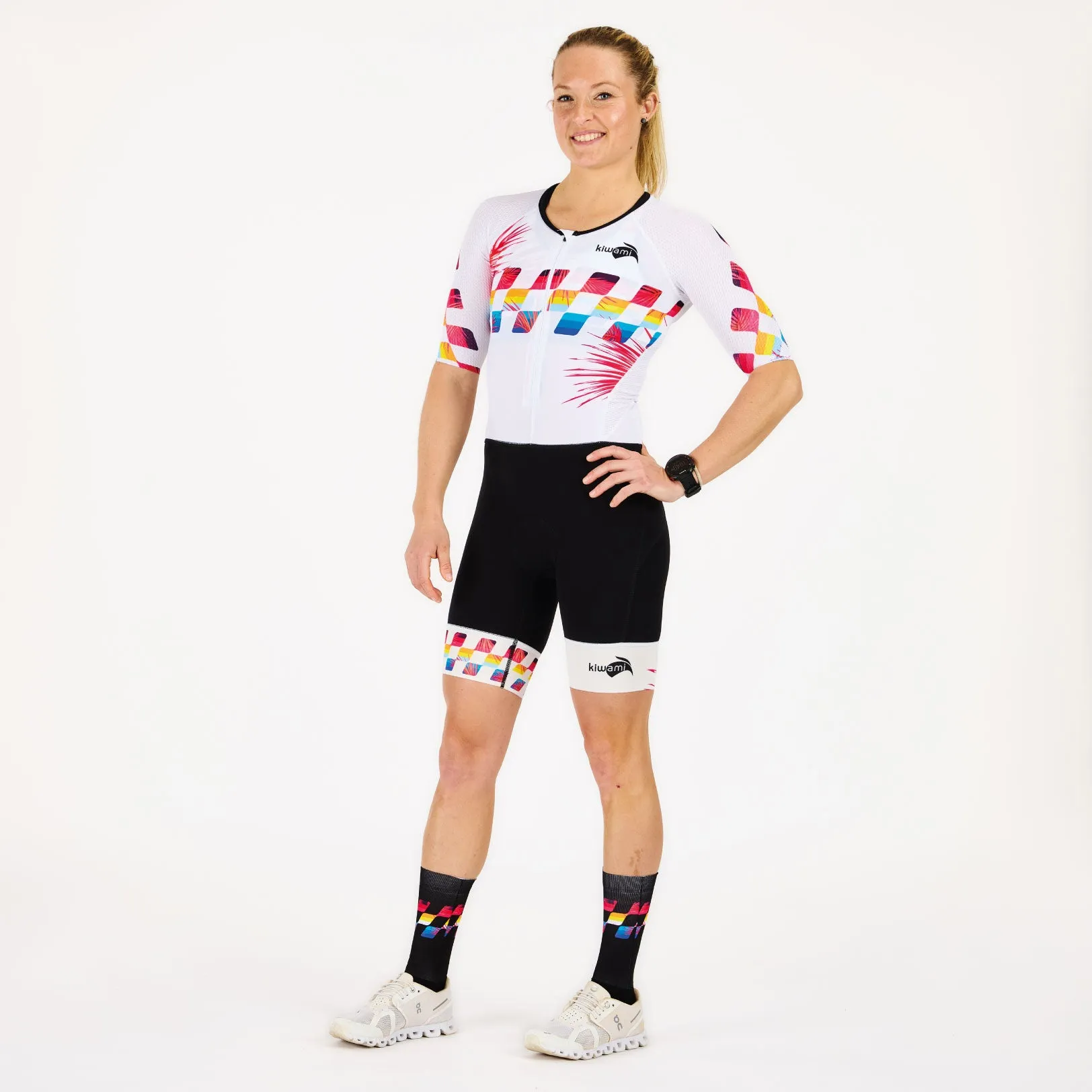 WOMEN'S HIRANGA AERO TRISUIT - FINISHER WHITE