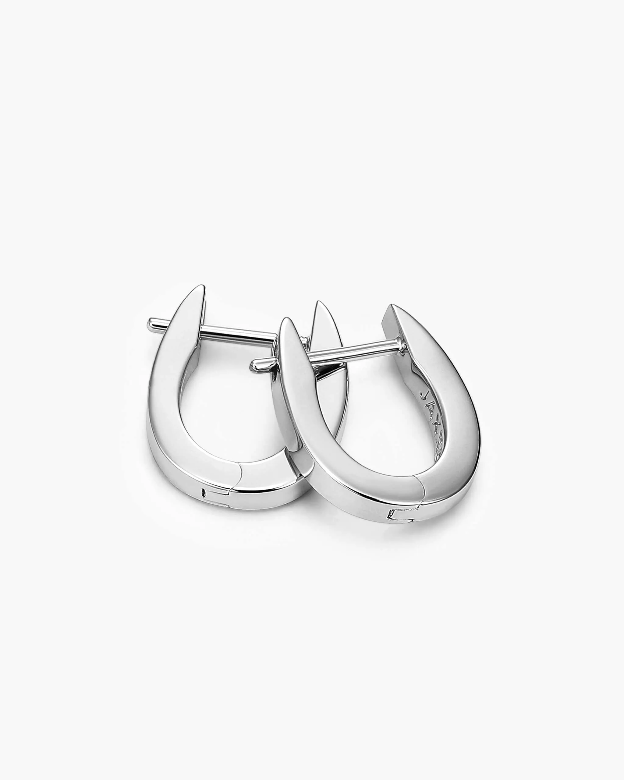 Women's Huggie Earrings - Silver